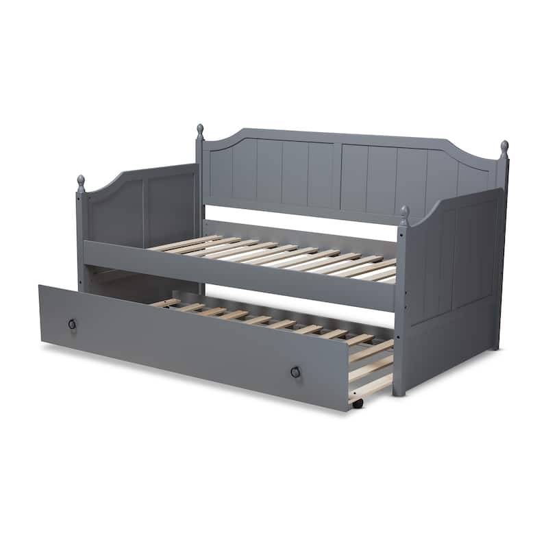 Cottage Farmhouse Daybed with Trundle