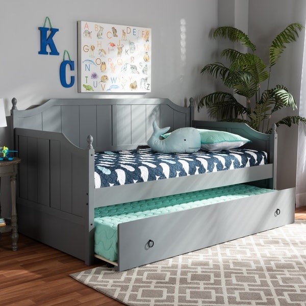 Cottage Farmhouse Daybed with Trundle Bed Bath Beyond 28560713