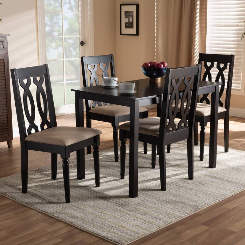 Modern and Contemporary Upholstered 5-Piece Dining Set