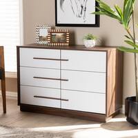 Mid-Century Modern 6-Drawer Dresser
