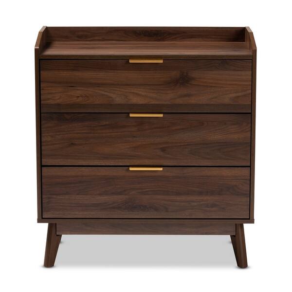 Shop Mid Century Modern 3 Drawer Chest Free Shipping Today