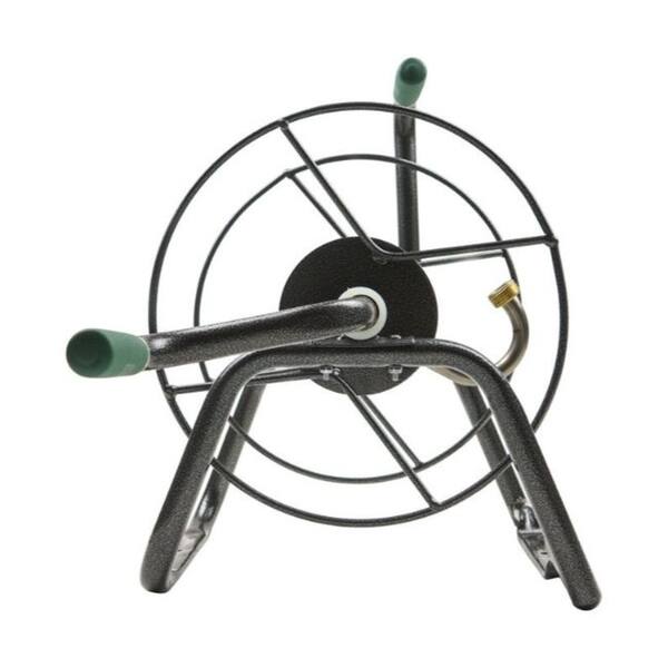 Yard Butler 75 ft. Silver Wall Mounted Hose Reel Yard Butler 75 ft. Silver Wall Mounted Hose Reel