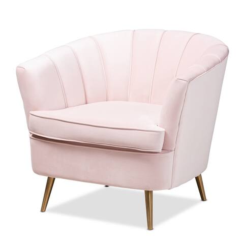 Glamorous Fabric Accent Chair