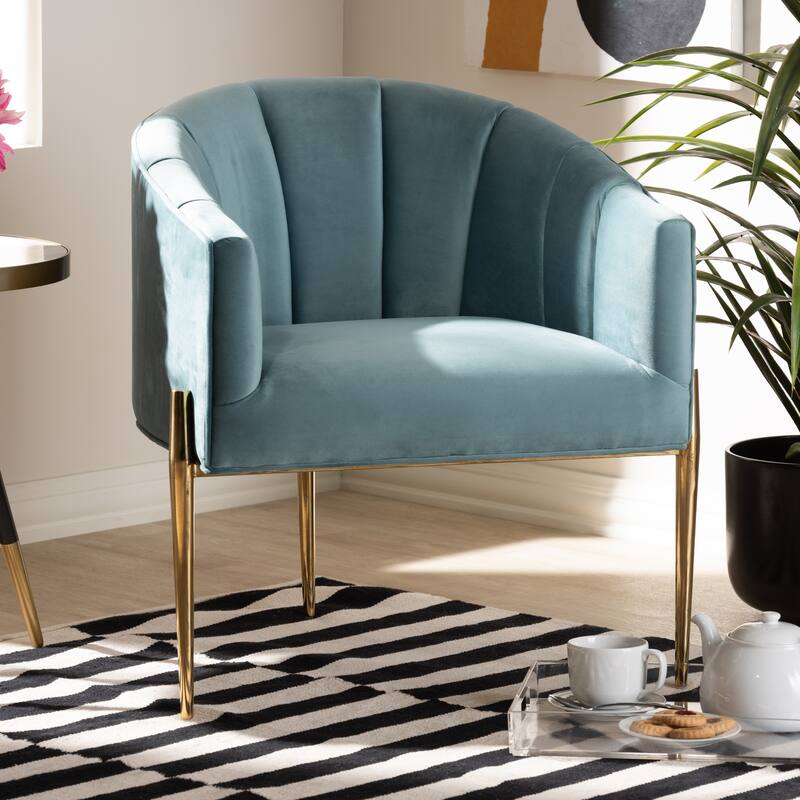 Glamorous Fabric Accent Chair