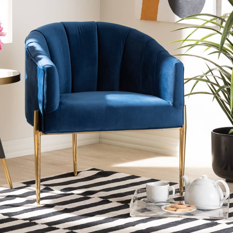 Glamorous Fabric Accent Chair