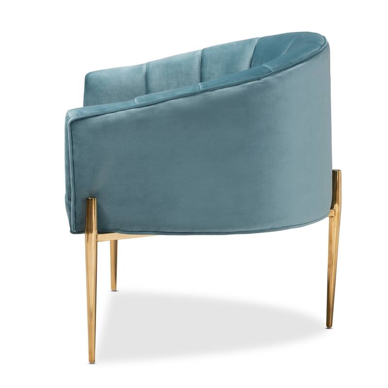 Glamorous Fabric Accent Chair