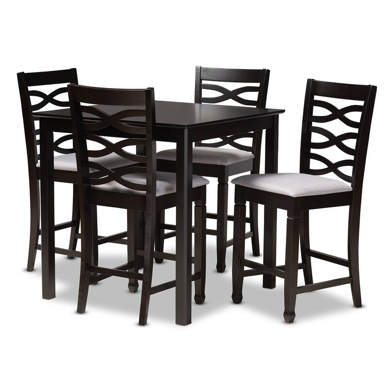 Modern and Contemporary Upholstered 5-Piece Pub Set