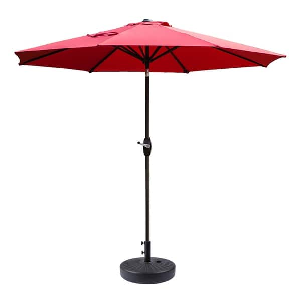 20 In Round Hard Plastic Free Standing Umbrella Base On Free Standing Umbrella Base