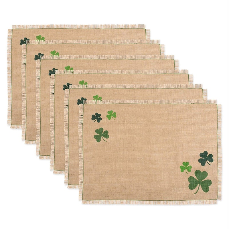 DII Shamrock Jute Placemat (Set of 6)