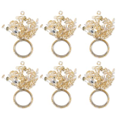 DII Sparkle Napkin Ring (Set of 6)