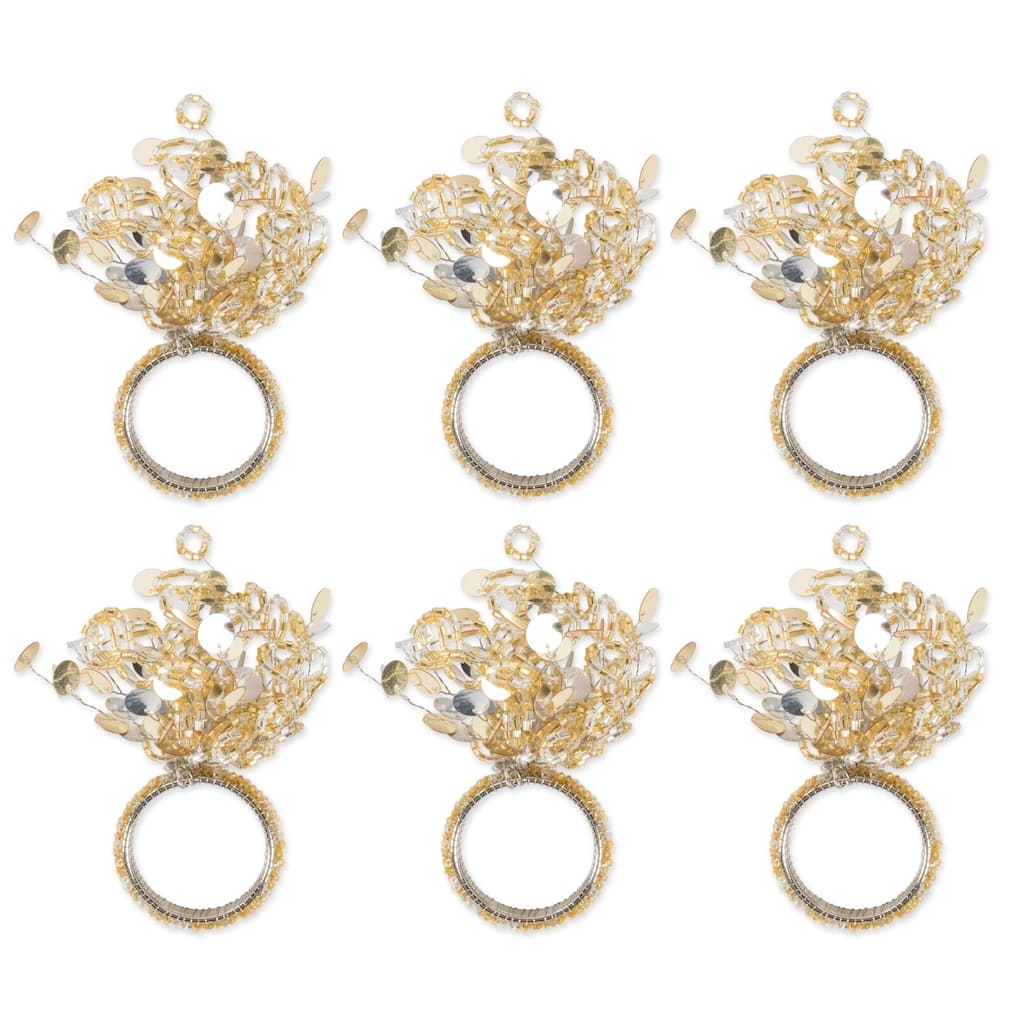 DII Sparkle Napkin Ring (Set of 6)