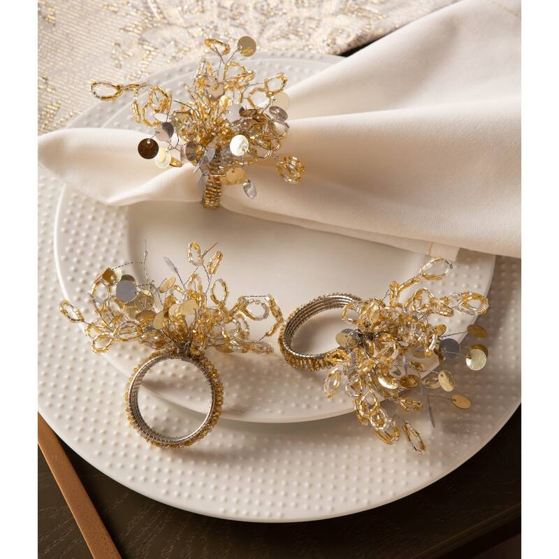DII Sparkle Napkin Ring (Set of 6)