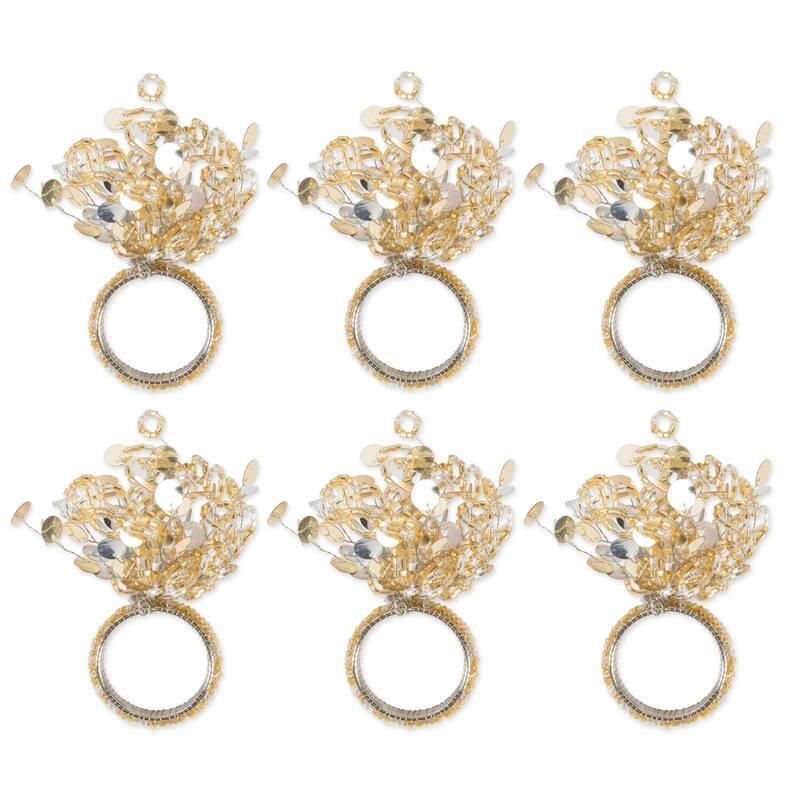 DII Sparkle Napkin Ring (Set of 6)