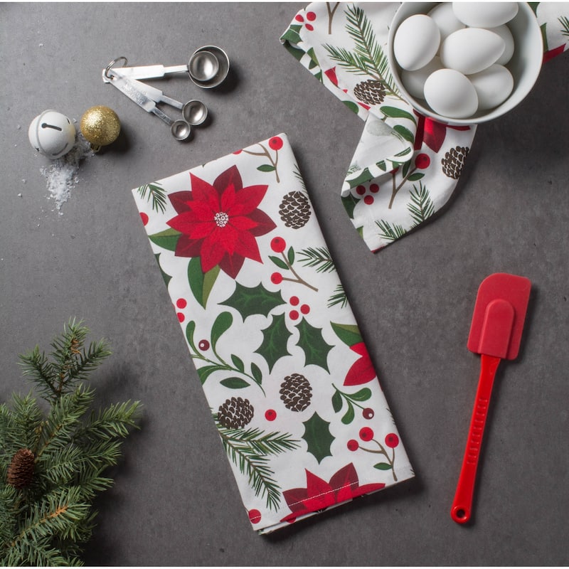 DII Woodland Christmas Dishtowel (Set of 2) - Dishtowel Set