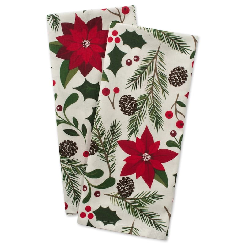 DII Woodland Christmas Dishtowel (Set of 2) - Dishtowel Set