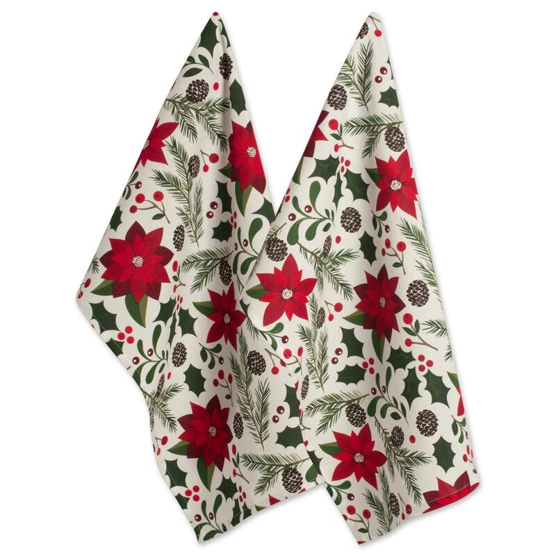 DII Woodland Christmas Dishtowel (Set of 2) - Dishtowel Set - Woodland Christmas - Set of 2 - Dishtowel Set