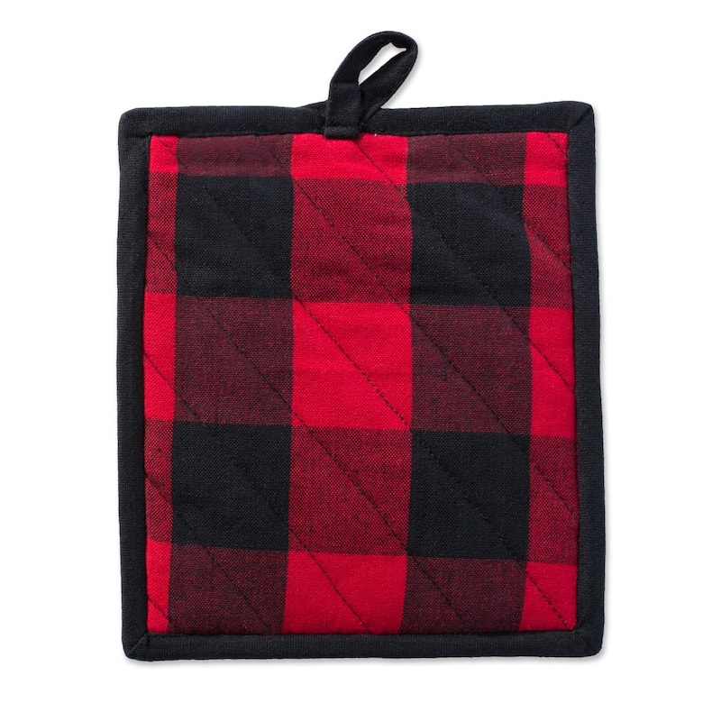 DII Buffalo Check Potholder & Dishtowel Kitchen Set