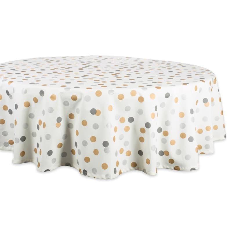 DII Metallic Confetti Tablecloth