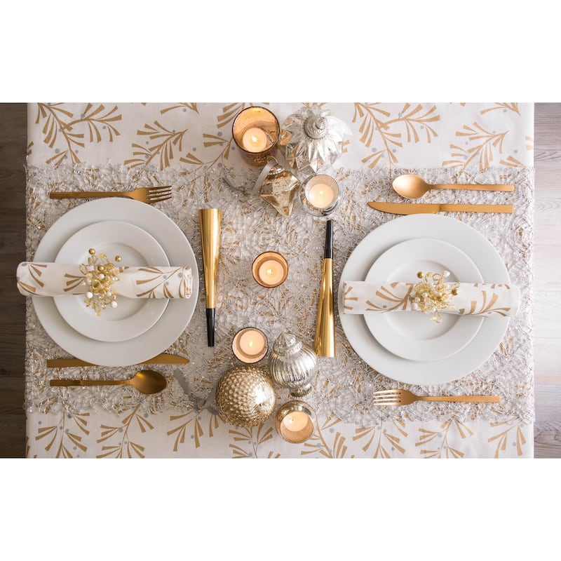 DII Metallic Confetti Tablecloth