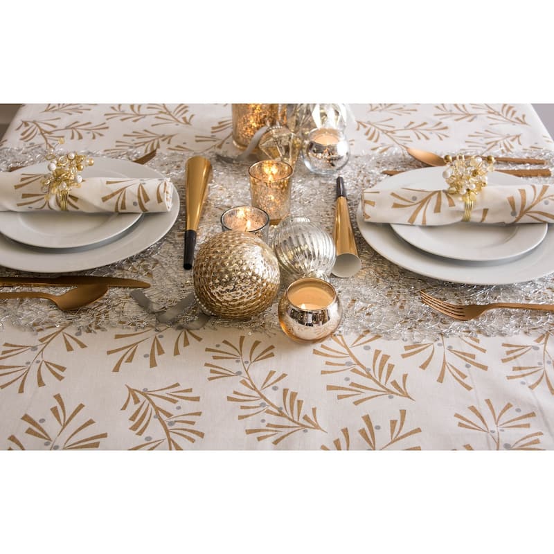 DII Metallic Confetti Tablecloth