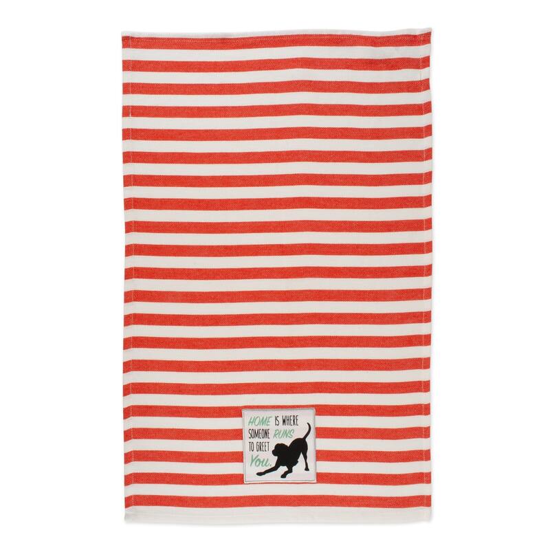 DII Assorted Pets Printed Dishtowel (Set of 3) - 18 x 28"