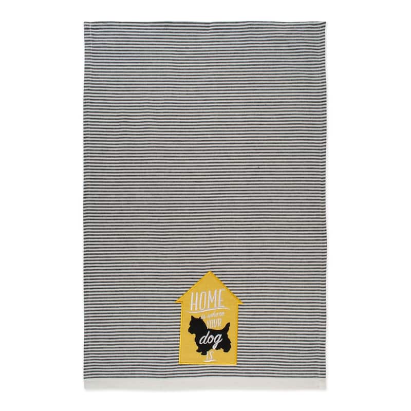 DII Assorted Pets Printed Dishtowel (Set of 3) - 18 x 28"