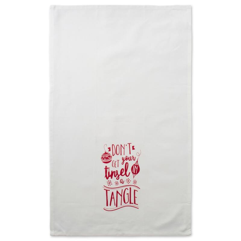 DII Winter Celebration Printed Dishtowel (Set of 2)