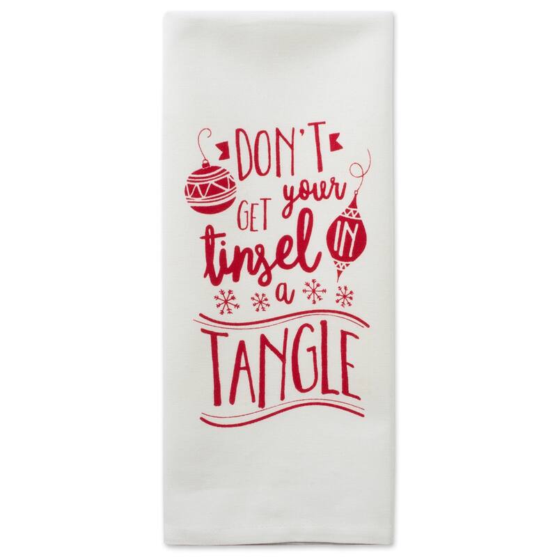 DII Winter Celebration Printed Dishtowel (Set of 2)