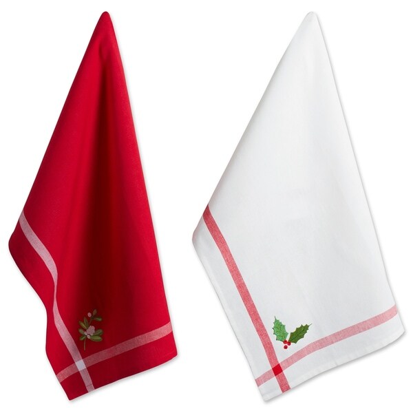 DII Winter Celebration Printed Dishtowel (Set of 2)