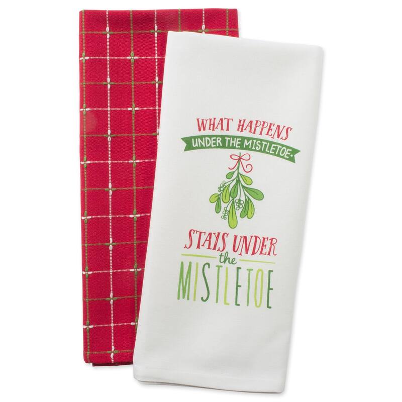 DII Winter Celebration Printed Dishtowel (Set of 2)