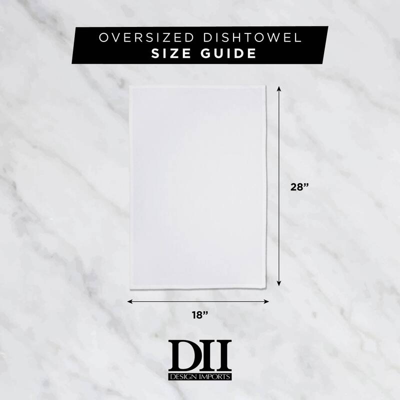 DII Winter Celebration Printed Dishtowel (Set of 2)