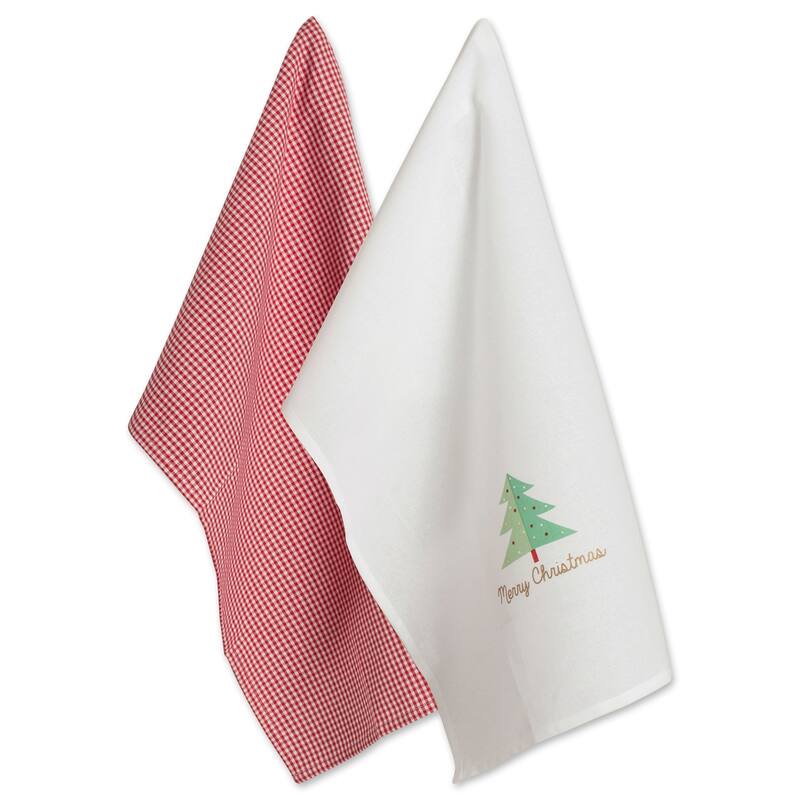 DII Winter Celebration Printed Dishtowel (Set of 2)