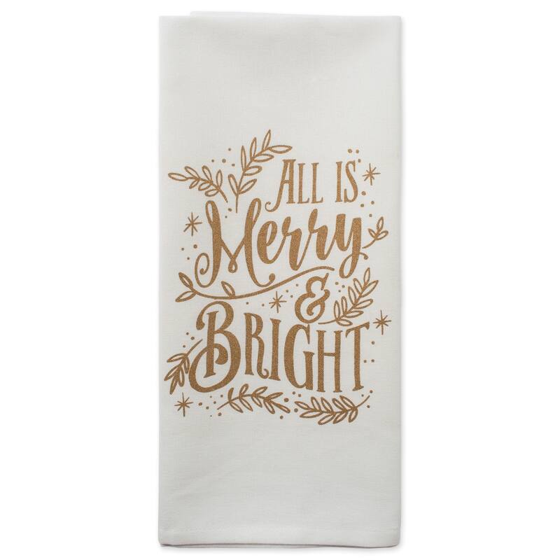 DII Winter Celebration Printed Dishtowel (Set of 2)
