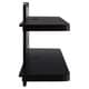 preview thumbnail 11 of 14, Rydstorp Modern 60-inch Metal 2-Shelf Wall-mounted TV Console Shelves by Carson Carrington