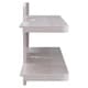 preview thumbnail 16 of 14, Rydstorp Modern 60-inch Metal 2-Shelf Wall-mounted TV Console Shelves by Carson Carrington