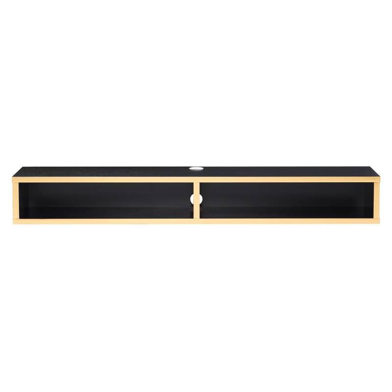 Rydstorp Modern 60-inch 2-Shelf Wall-mounted TV Console by Carson Carrington