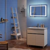 Bathroom Built-in/External Waterproof Vanity Touch LED Light Bathroom Mirror
