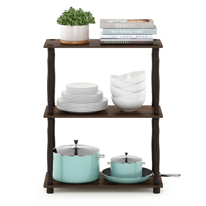 Furinno Turn-N-Tube 3-tier Compact Display Rack