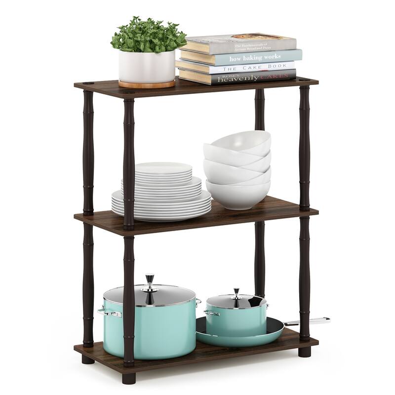 Furinno Turn-N-Tube 3-tier Compact Display Rack