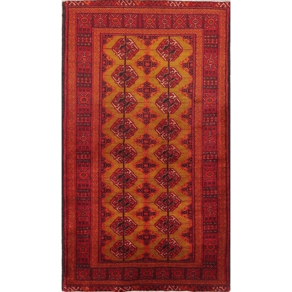Balouch Vintage Hand Knotted Wool Persian Oriental Area Rug - 6'0" x 3'5"