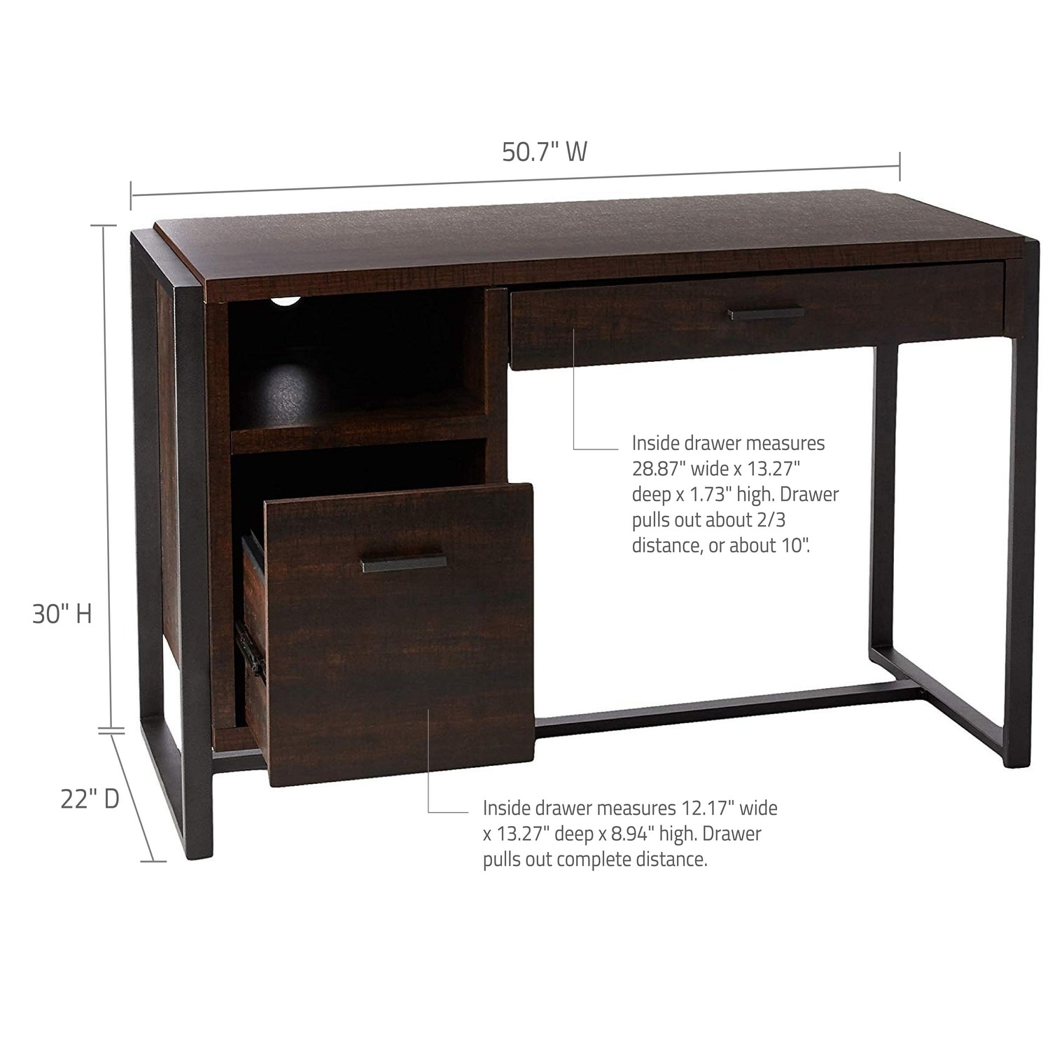 Shop Offex Combo Pack Student Writing Desk With 2 Drawer