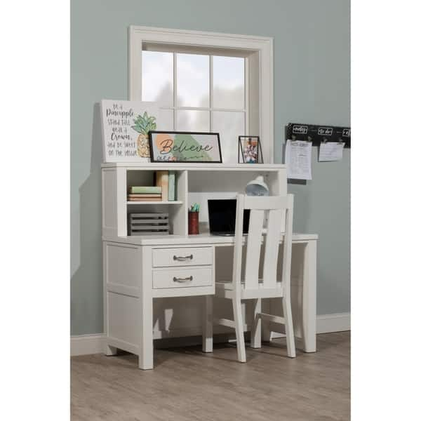 Delta Children Kids Wood Desk w/ Hutch and Chair - Grey