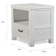 preview thumbnail 9 of 8, Taylor & Olive Bergamot Wirebrushed White Wood Nightstand