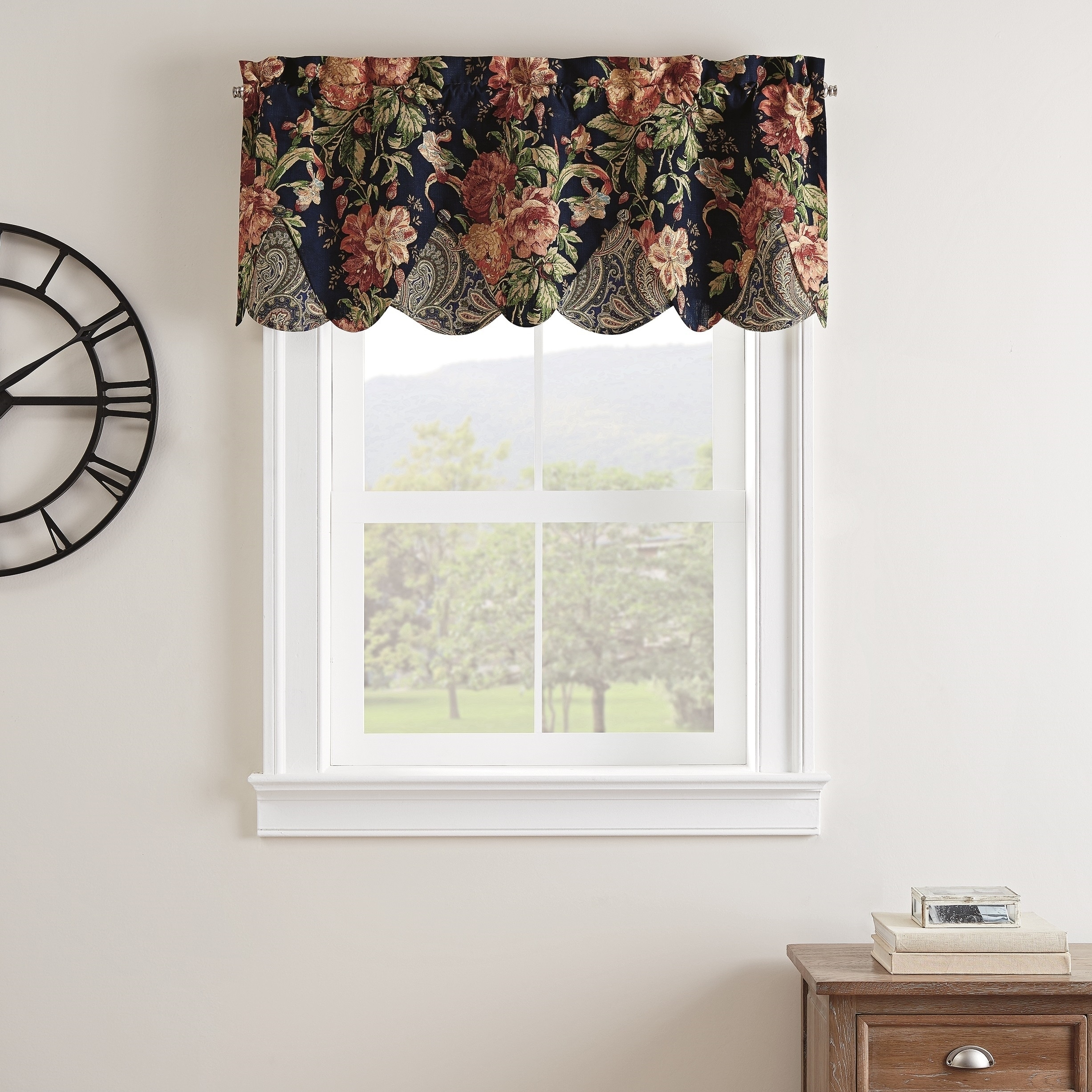 Waverly Kensington Bloom Window Valance Overstock 28564103