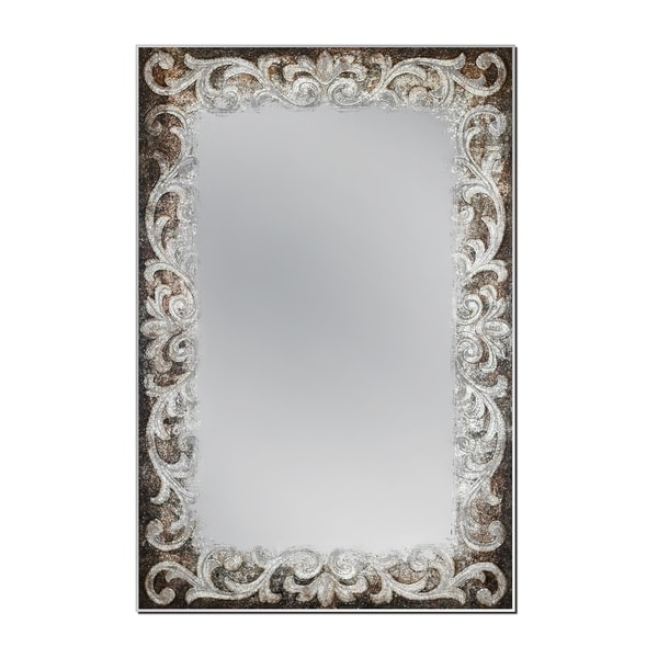 Headwest 23.5 x 35.5 Auburn Tapestry Wall Mirror