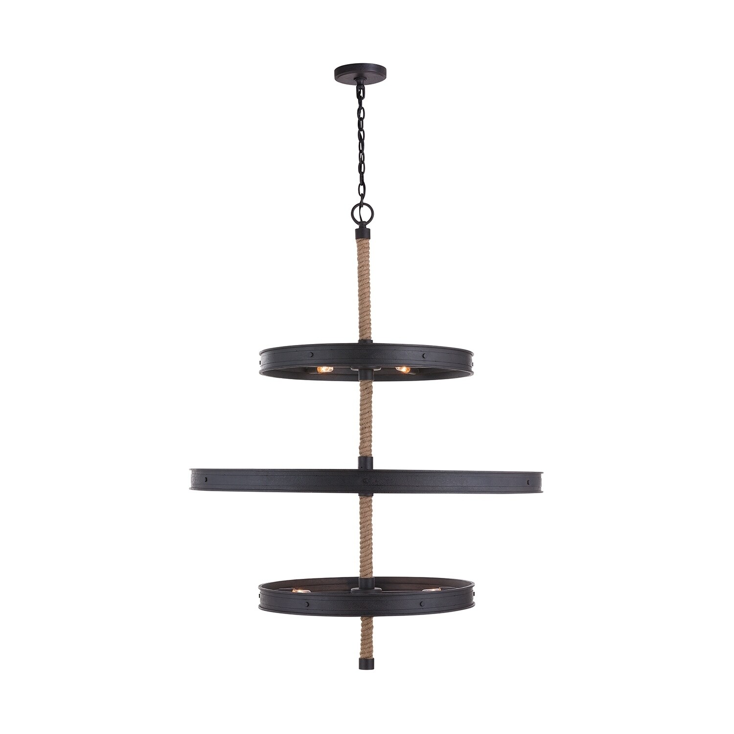 Walker 20-light Rustic Iron Chandelier - Chandeliers For Bedrooms by Overstock.com