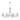 Sonnet 8-light Matte Black Chandelier