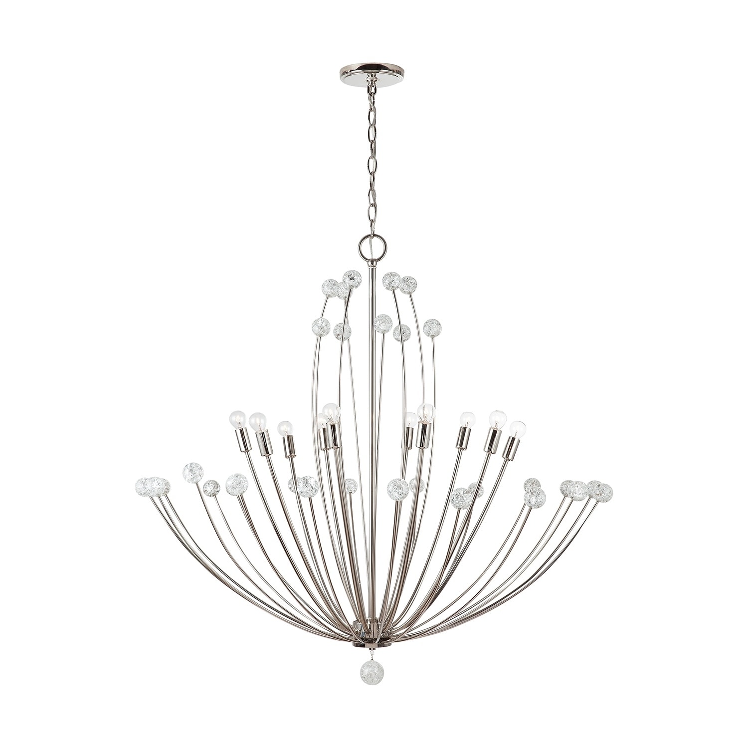 Audra 10-light Polished Nickel Chandelier - Chandeliers For Bedrooms by Overstock.com