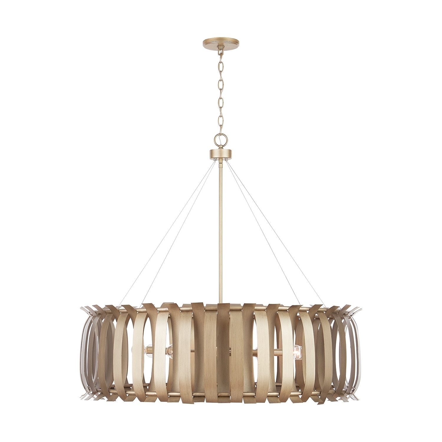 Cayden 8-light Aged Brass Painted Chandelier - Chandeliers For Bedrooms by Overstock.com