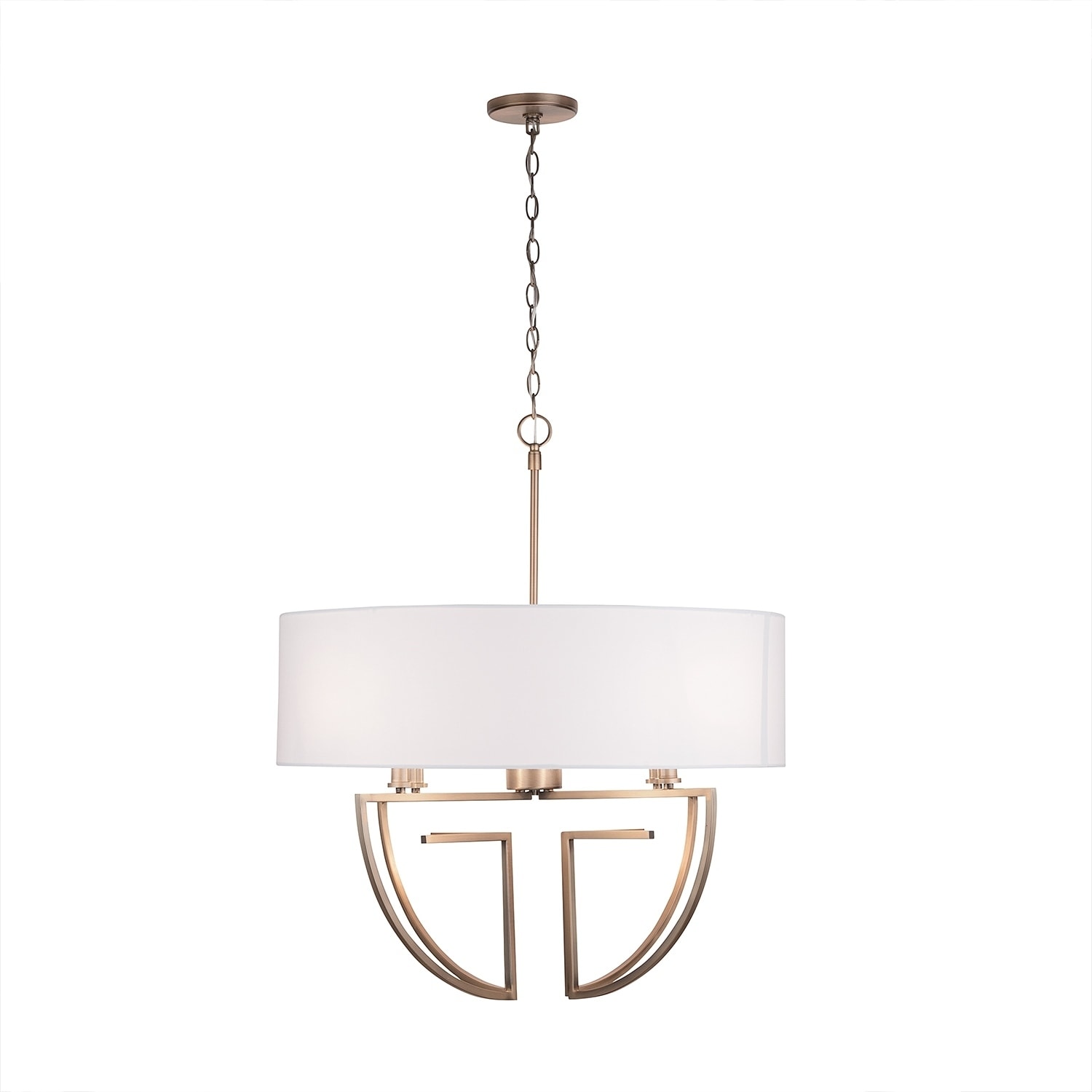 4-light Aged Brass Chandelier - Chandeliers For Bedrooms by Overstock.com